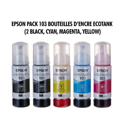 Epson Pack 103 bouteilles d’encre Ecotank